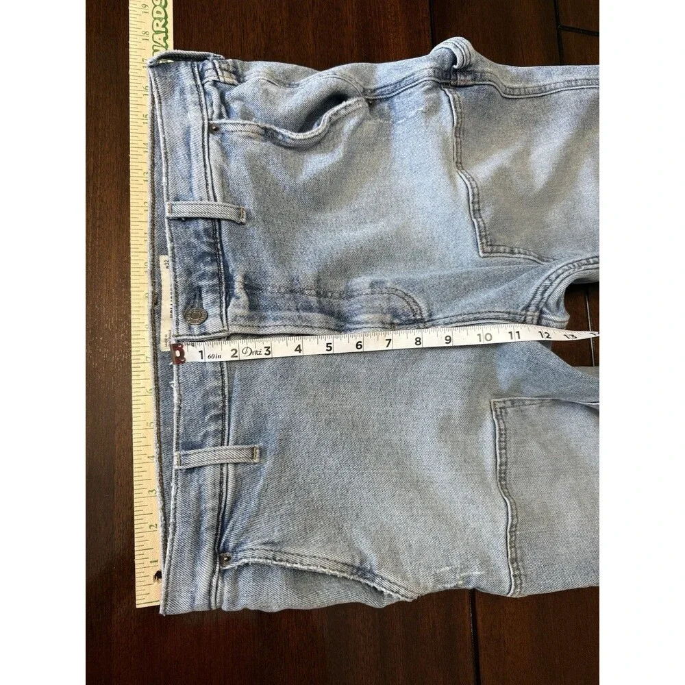 Abercrombie & Fitch 90s Loose Carpenter Double Knee Jeans Light Wash Men’s 33x30